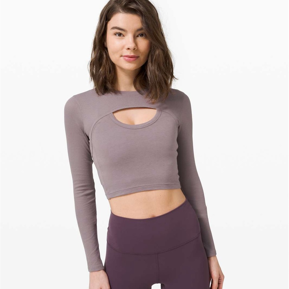 Lululemon Better Best Long Sleeve - Lunar Rock